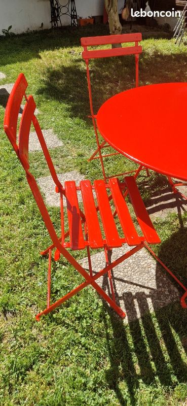 Table jardin + 4 chaises (image 3)