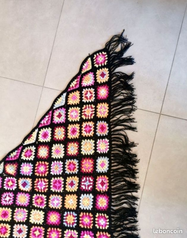 Châlé étole Crochet Main – Création Artisanale Française Kaline – Sur Mesure – Blanc Ou Autre