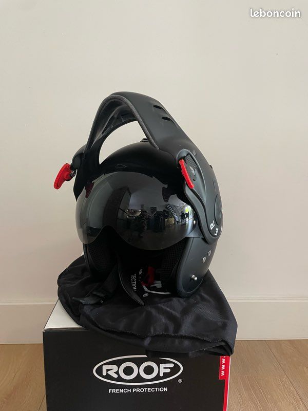 S56 Casque roof ro5 boxer v8 s noir mat (image 2)
