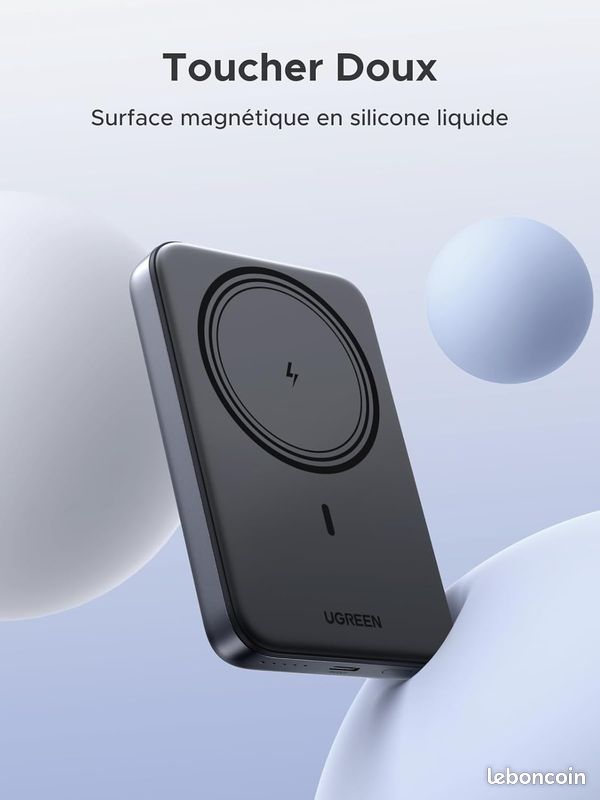 Batterie Externe Magnétique 20W – Charge Rapide MagSafe Pour IPhone 14/13/12, 10000 MAh
