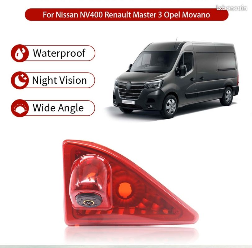 Cendrier Voiture Avec Couvercle Et LED - Pour Renault Master 3, Nissan NV400, Opel Movano (2010-2023) - Anti-Odeur, Amovible