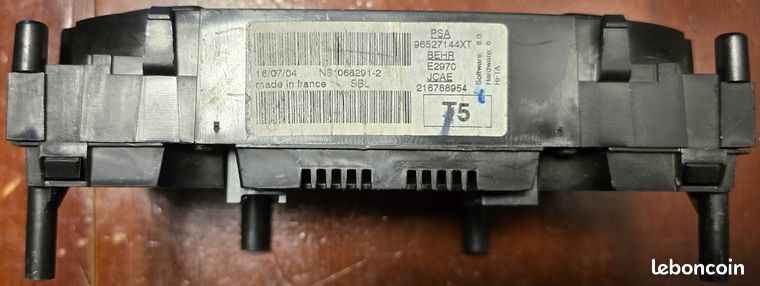 PANNEAU DE COMMANDE CHAUFFAGE Peugeot 307 (3A/C/D) 2004 96527144XT