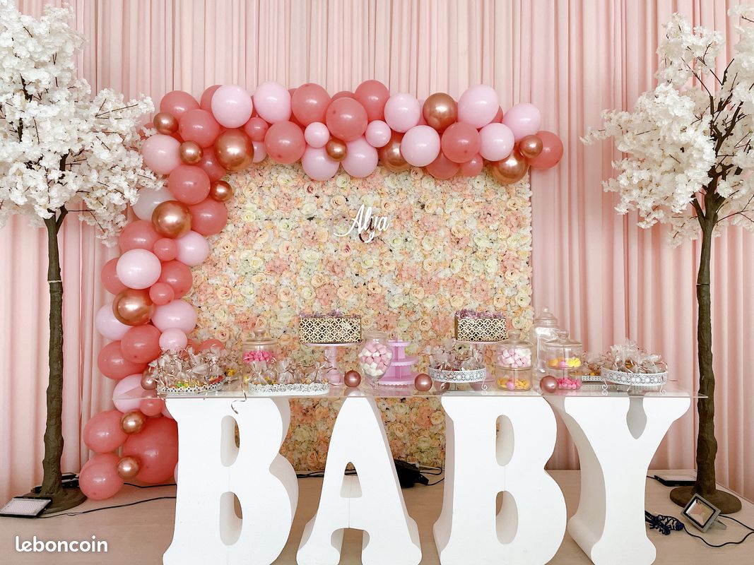 2 Décorations En Bois Pour Révélation Du Genre Bébé - Panneau Garçon/fille - Pour Baptême, Baby Shower