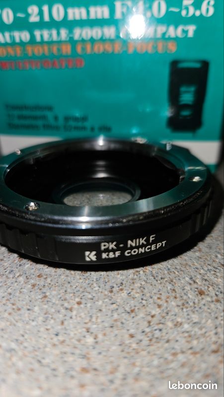 Bague De Boîtier Nikon F - Adaptateur D'inversion D'objectif, Occasion Très Bon état