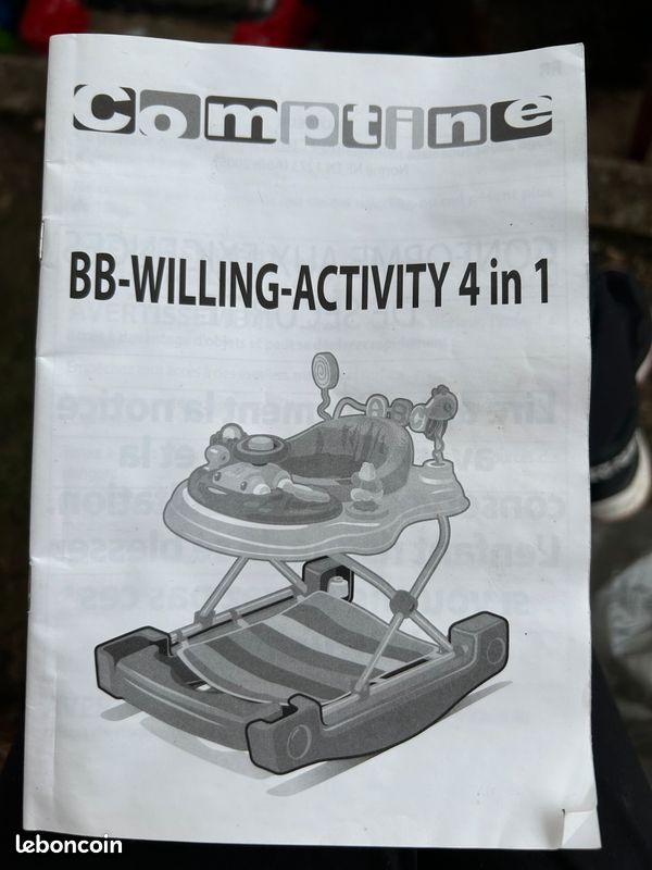 Trotteur multi activités Comptine Jeux Jouets