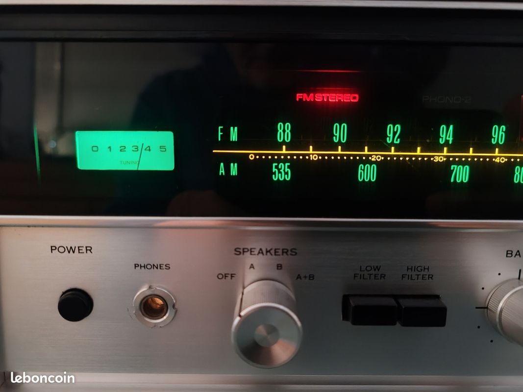 Tableau Avant Sansui 2000X – Info Et Fonctions – Fabriqué Au Japon