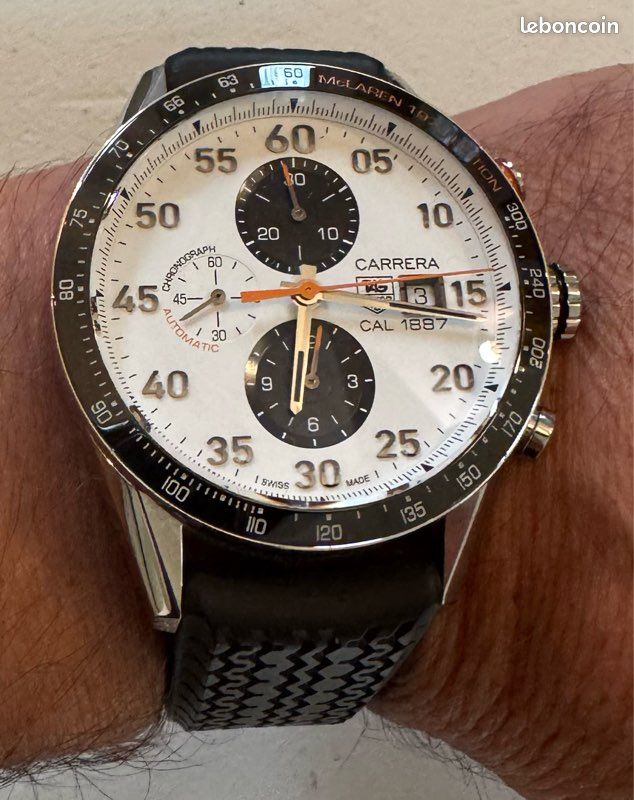 Montre TAG Heuer Carrera Calibre 1887 Mc Laren Montres Bijoux