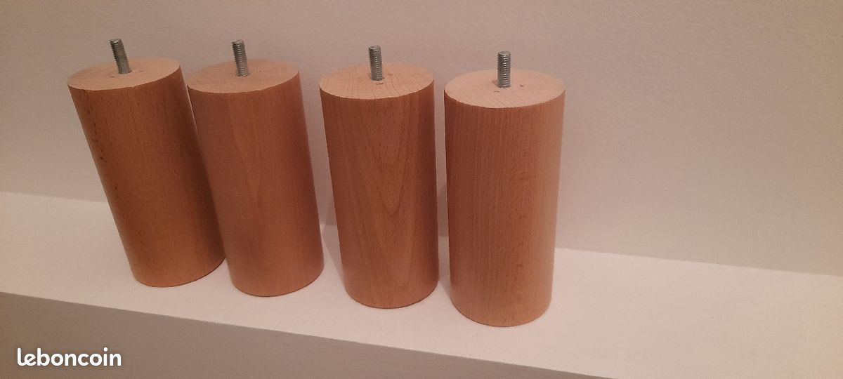 4 pieds de lit état neuf (image 1)