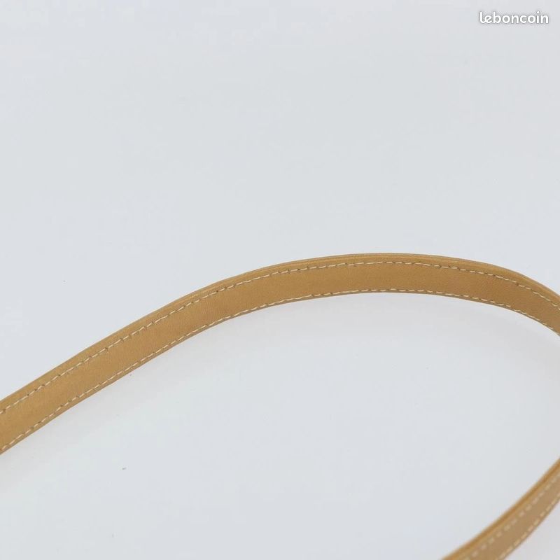 Sac à main GUCCI Bamboo en cuir 2-Way Beige Or 000-3780-0290 FM28 (image 9)