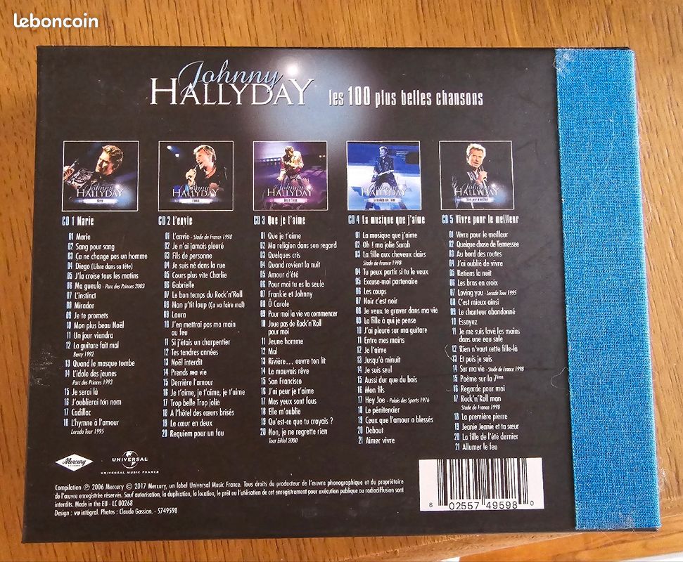 Johnny Hallyday album CD (image 3)