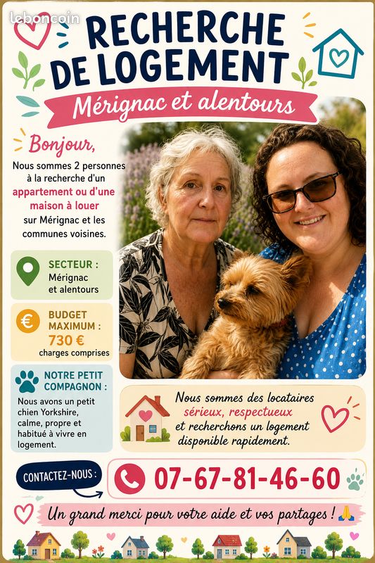 Maison 3 pièces 70 m² · à Mérignac · 70 m² · 730 €