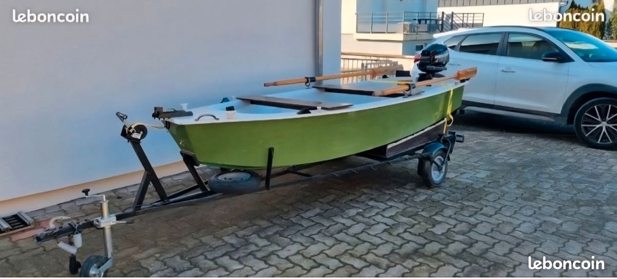 Bateau à moteur Mercury 2,5 CV + remorque (image 3)