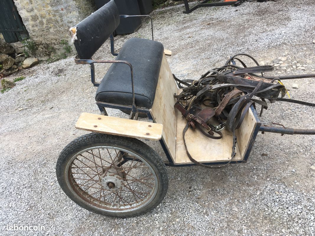 Charette pour poney/âne avec harnais (image 3)