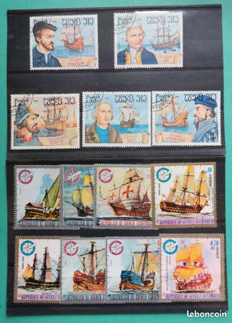 Collection 200 Timbres Poste Bateaux – Variété De Navires Emblématiques, Voiliers, Historiques, Cadeau Collectionneur