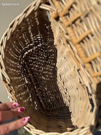 Panier Créel En Osier Vintage – Pêche à La Mouche, Porte-poisson, Décoration Cabane