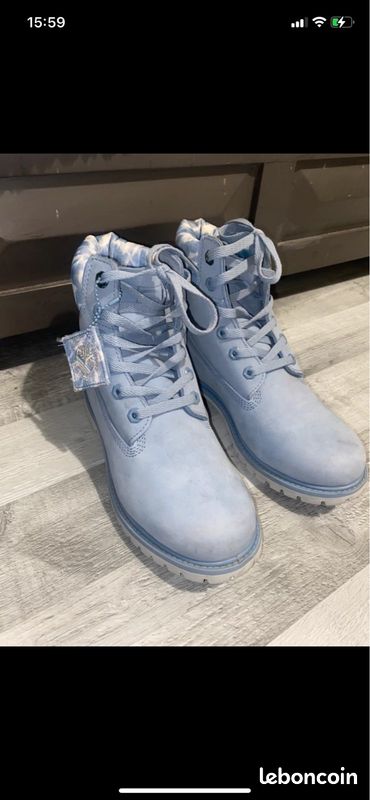 inch timberland bleu ciel