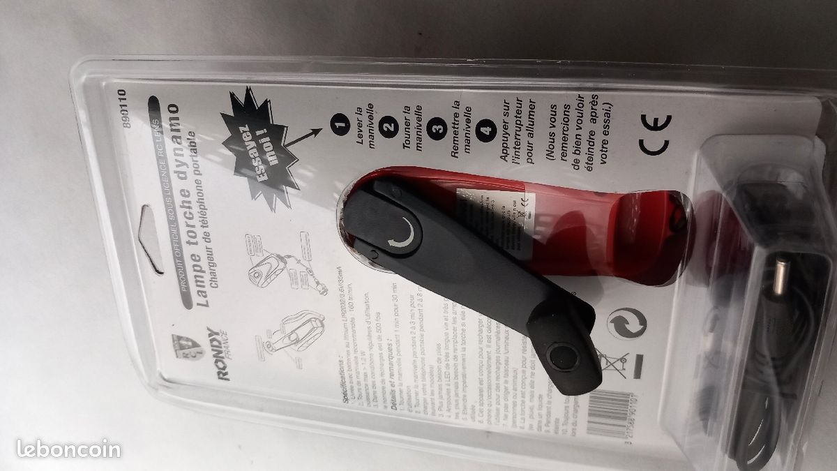 Lampe torche dynamo neuve (image 2)