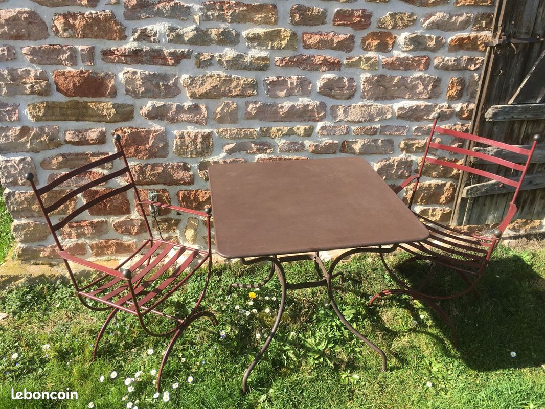 Ensemble de jardin en fer forge (image 9)