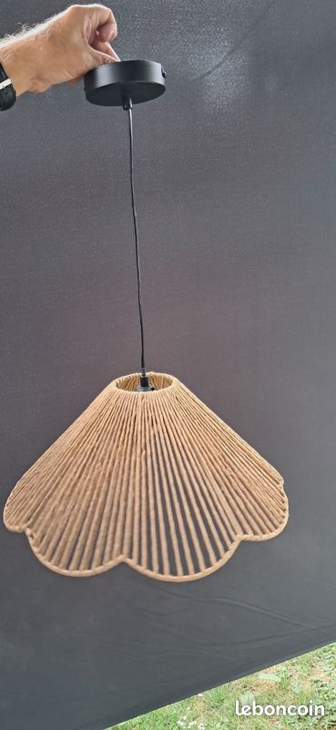 Suspension bohème en corde tressée - Très bon état (image 1)