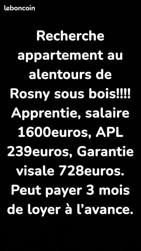 Appartement 2 pièces 20 m² · à Rosny-sous-Bois · 20 m² · 728 €