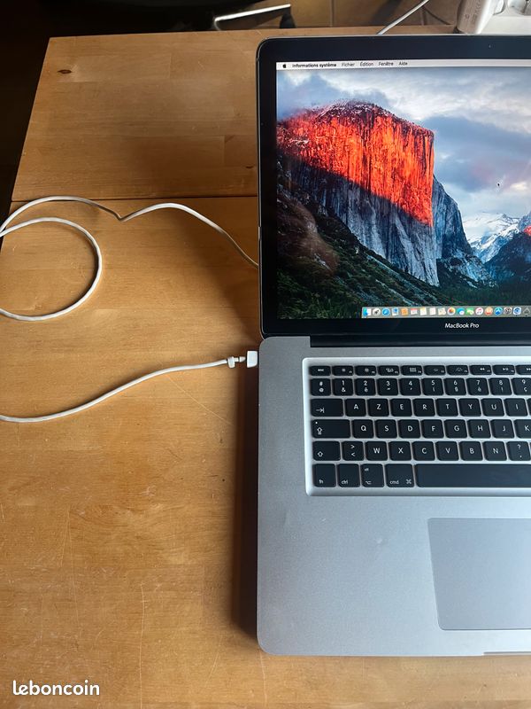 Carte Mère HS Mac Book pro A1286 2009 2.66 G Pour Pièces