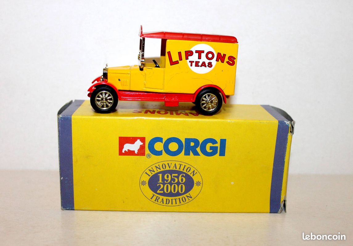 Camionnette Reo Bonduelle Jaune CORGI - Modèle Réduit Collection En Métal à L'échelle 1:64, Occasion