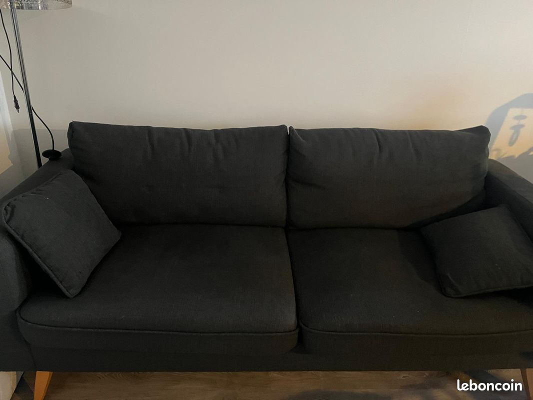 Canapé gris maison du monde (image 1)
