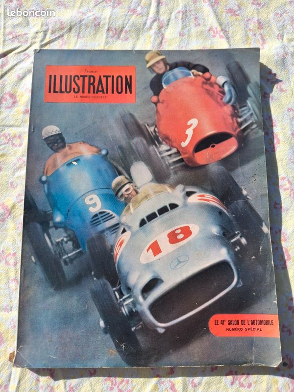 Magazine illustration Special Amon auto 1954 (image 1)