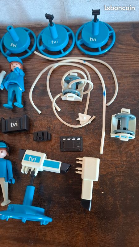 PLAYMOBIL Vintage 1979 – Camion TVI Avec Nacelle Et Régie – Set 3530 Complet