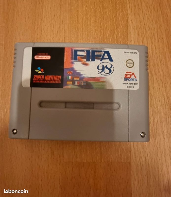FIFA 98 – Super Nintendo (SNES) – Complet en boîte – Bon état (image 3)