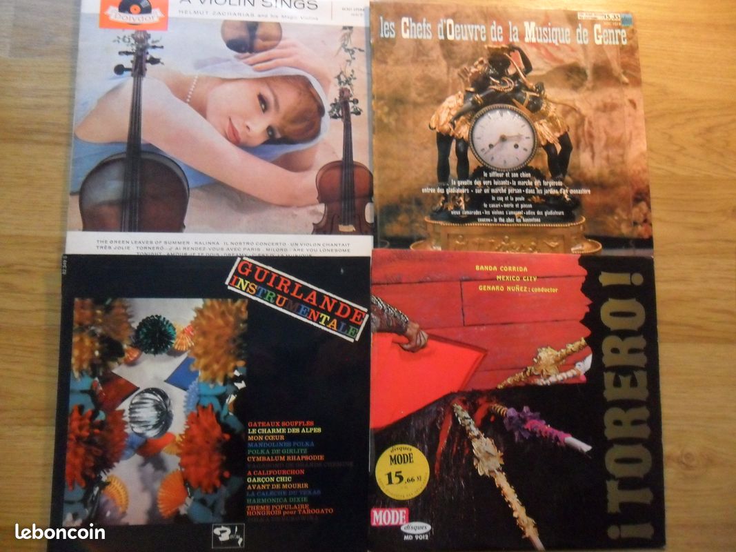 Lot vinyles rétro divers (14) (image 2)