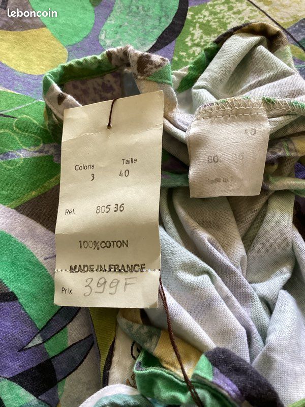 Robe 80´s verte (image 16)