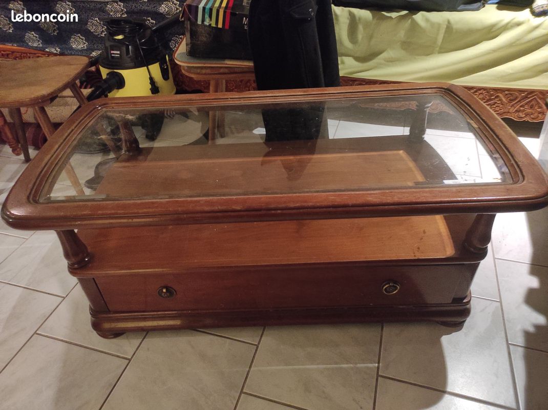 Table basse en merisier (image 2)