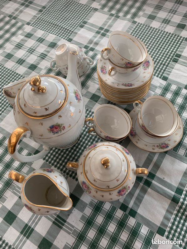 VEWEET 'Annie' 100 pièces service de table en porcelaine