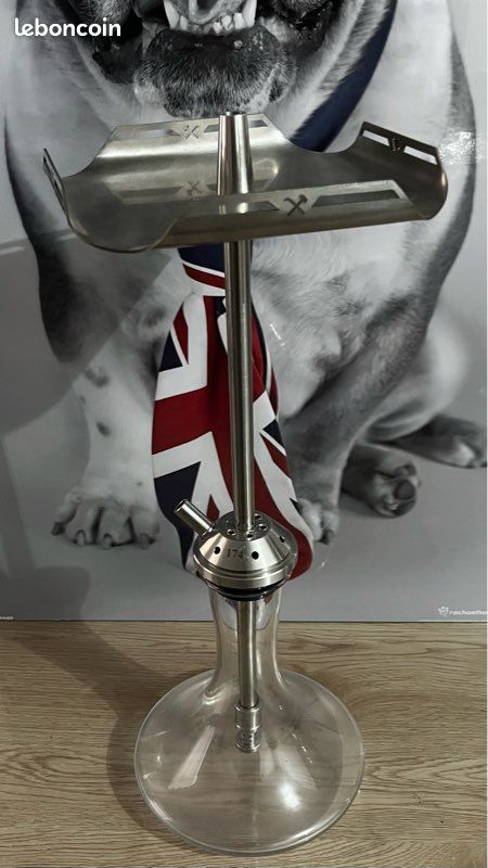 Chicha VZ Hookah Minimal inox numérotée – bon état (image 1)