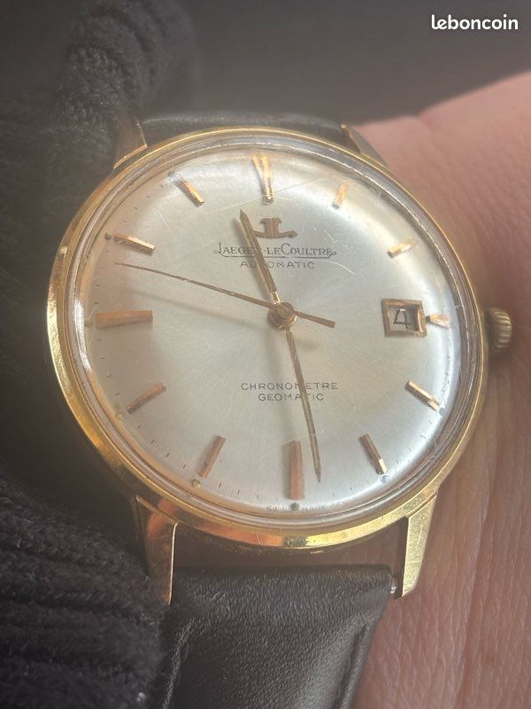 Montre Jaeger lecoultre geomatic Or jaune 18k (image 1)