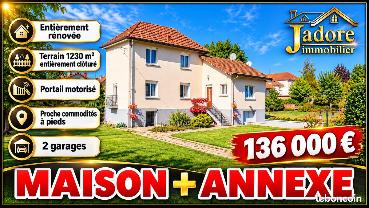 Maison 4 pièces 95 m² · à Rambervillers · 95 m² · 136 000 €