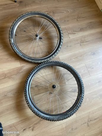 Ensemble De Roues Rétro 26 MTB MAVIC CROSSMAX SUP CÉRAMIQUE Mk1 Jantes 1997 | UK