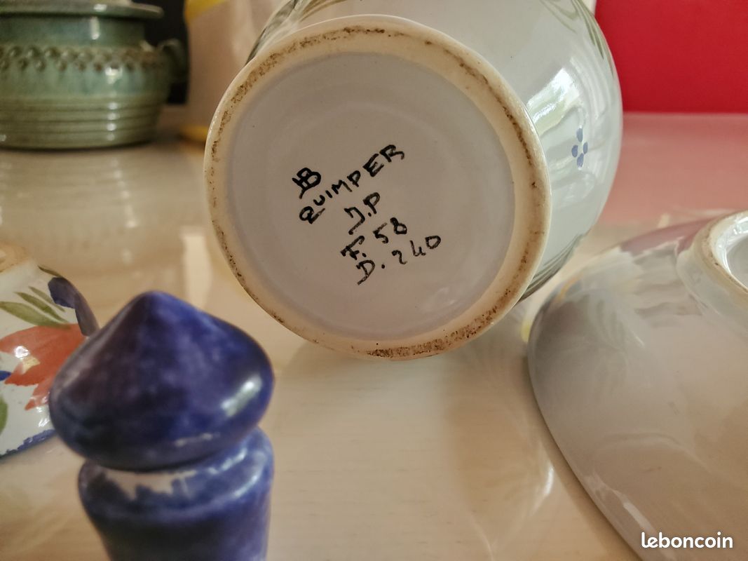 Service à liqueur vintage en grès
