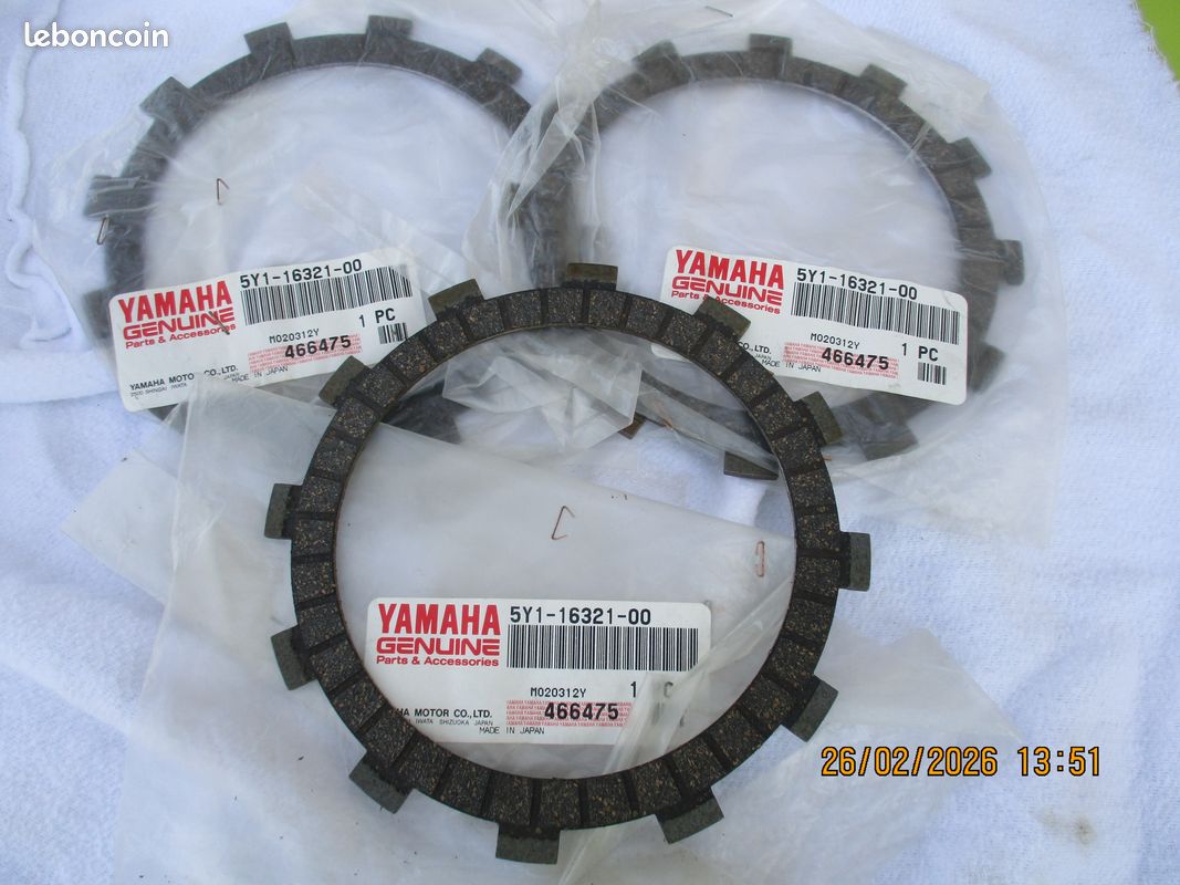 Disques D'embrayage Lisses Yamaha XJ6 600 (2012) - TRW Lucas Neufs, Réf. MES315-7
