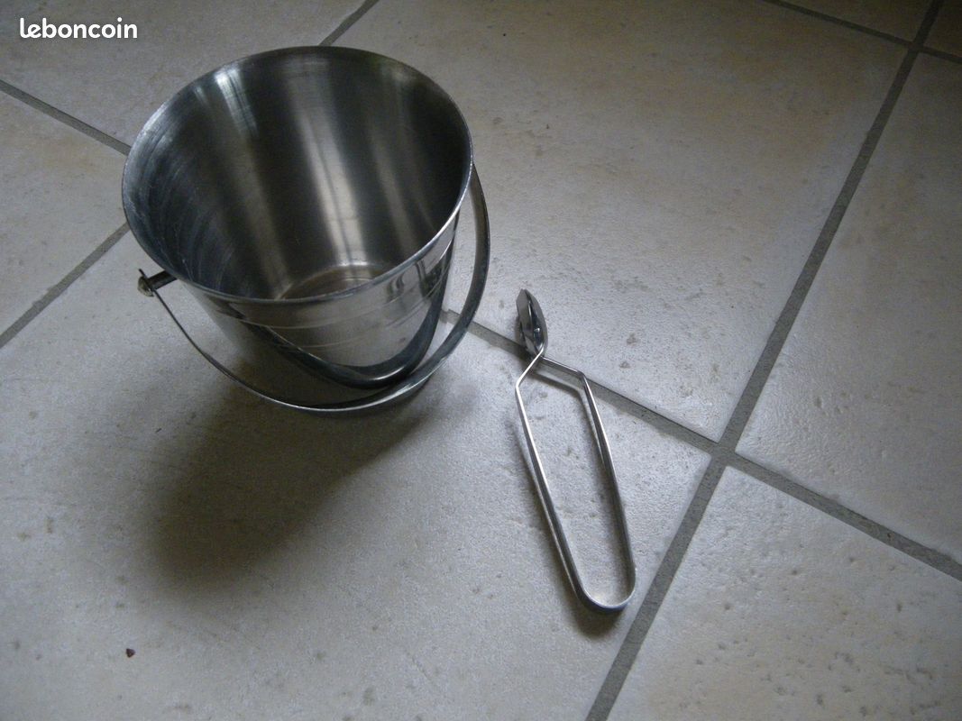 Seau et pince a glaçons (image 2)