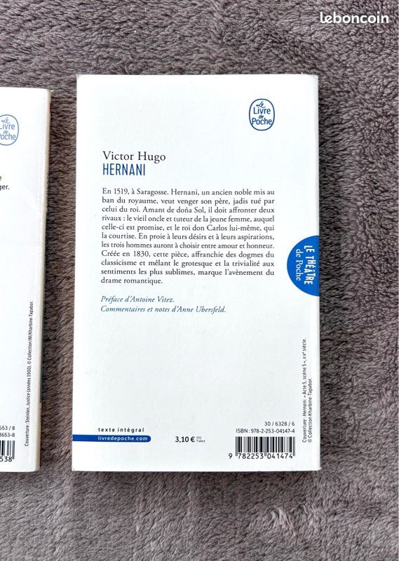 Livres poche « Hermani » et « Claude Gueux » de Victor Hugo (image 12)