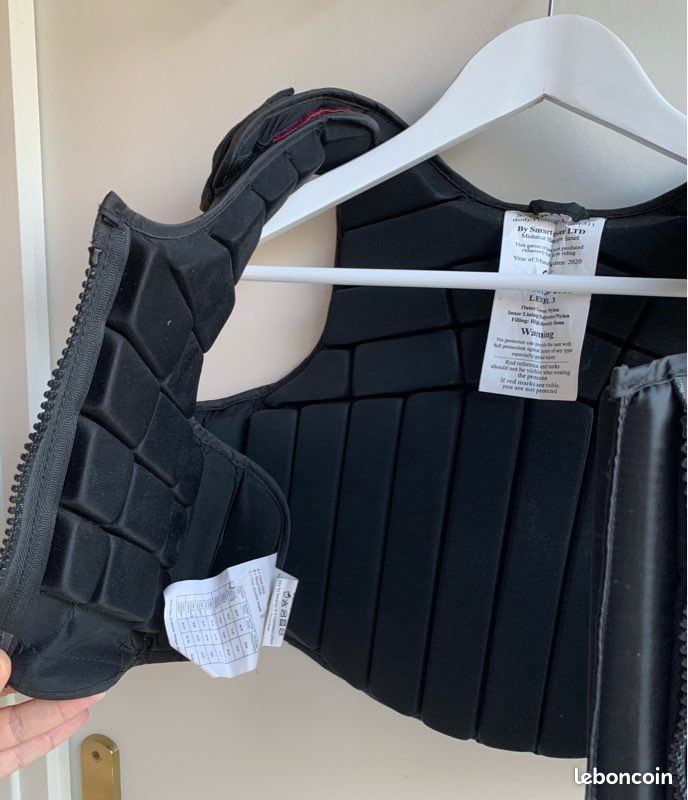 Protection Corporelle Smart Rider Pour Cavalier Enfant - Niveau 3, Fabriqué En France, Neuf