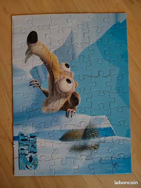 Puzzle l'Age de Glace 2 x4 (image 4)