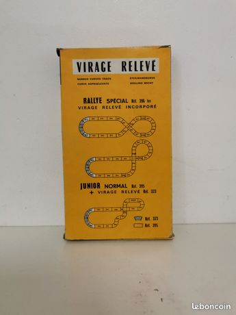 Lot De 3 Rails Virages Jouef N°323 Pour Circuit De Voitures - Occasion Bon État
