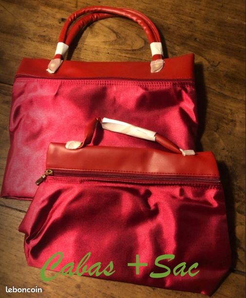 Ensemble 3 sacs 1 cabas + 1 petit + 1 pochette neufs (image 3)