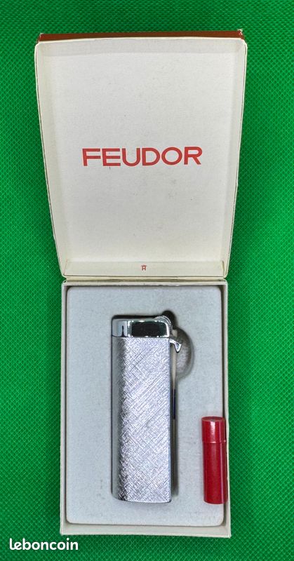 Briquet De Poche Feudor Vega – Design Français – Années 1960 – Vintage