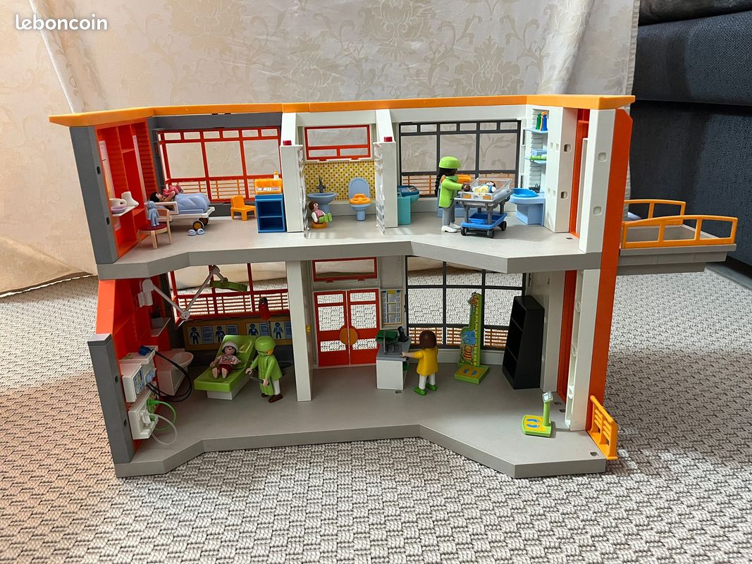 PLAYMOBIL CITY LIFE 6657 Hôpital 6660 70192 chambre 70191 clinique