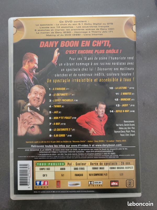 Dvd Dany Boon (image 2)