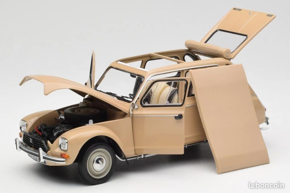 Modèle Norev échelle 1 18 CITROËN DYANE 6 - BEIGE COLORADO